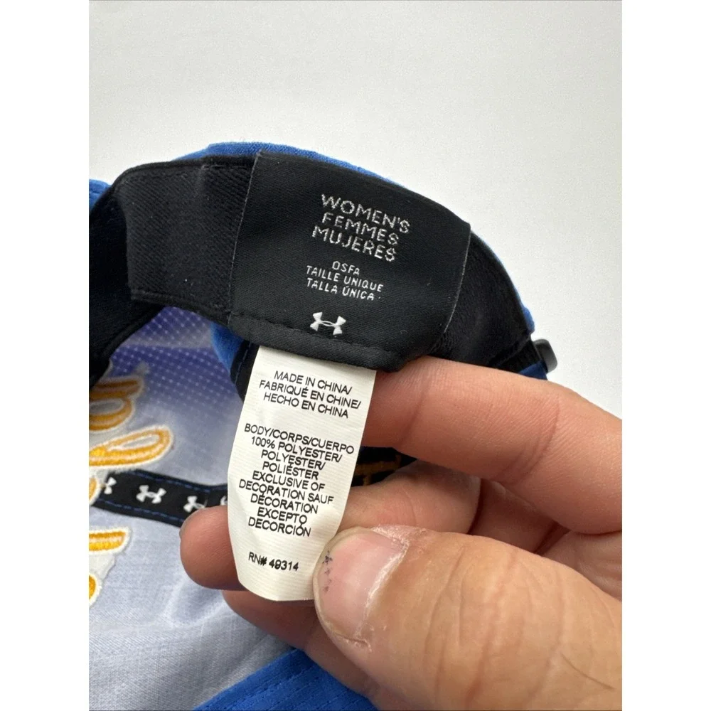 Under Armour UCLA Bruins Hat Women OSFA Blue Good Strap Back NCAA Cap